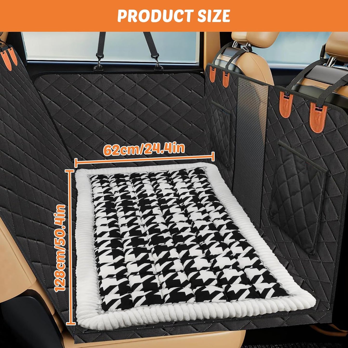 Dog Bed Mat for Car Back Seat Extenders