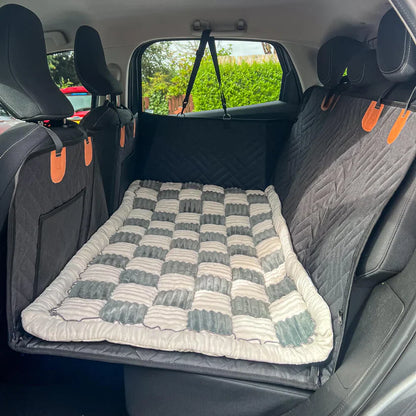 Hard Bottom Back Seat Extender + (FREE Dog Bed)
