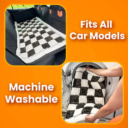 Hard Bottom Back Seat Extender + (FREE Dog Bed)