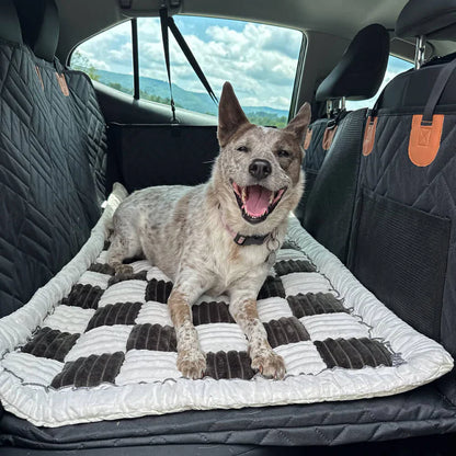 Hard Bottom Back Seat Extender + (FREE Dog Bed)