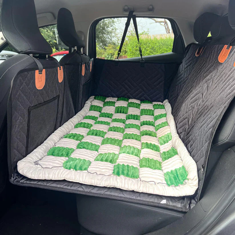 Hard Bottom Back Seat Extender + (FREE Dog Bed)